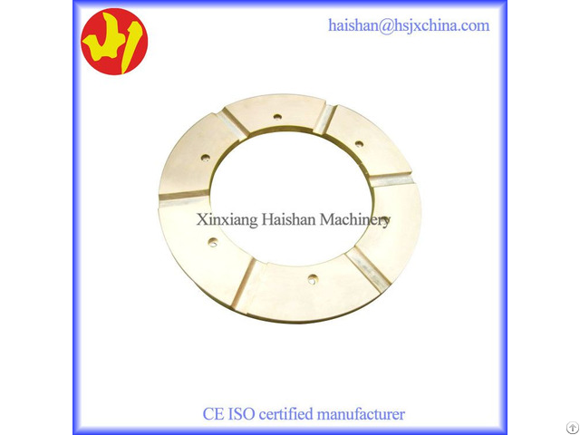 High Quality Bronze Metso G12 Thrust Bearing Plate