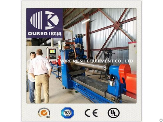 V600 1200 Oil Pipe Wedge Wire Screen Welding Machine