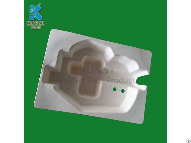 Eco Friendly Paper Pulp Molded Electronic Packaging Tray