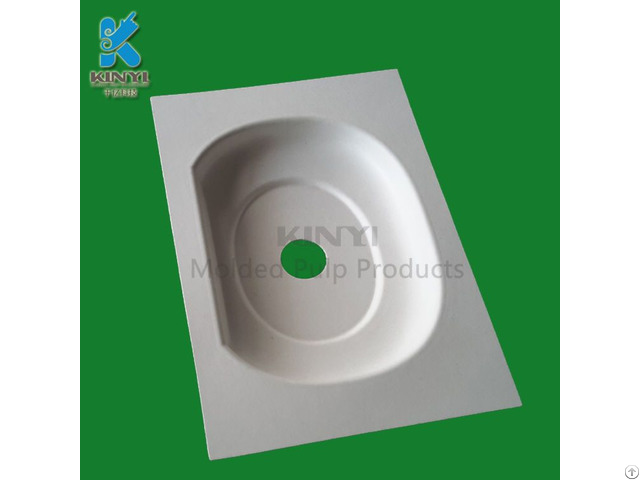 Paper Pulp Molded Electronic Packaging Tray Environmental Friendly