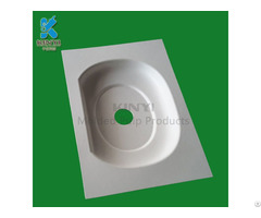 Paper Pulp Molded Electronic Packaging Tray Environmental Friendly