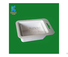 Bagasse Pulp Molded Electronic Paper Packaging Tray