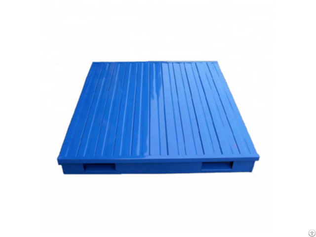 Double Faced Stackable Warehouse Steel Powder Coating Metal Pallet For Sale