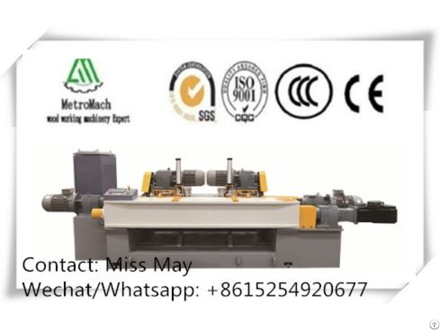 High Speed Wood Veneer 4ft Spindleless Rotary Peeling Machine