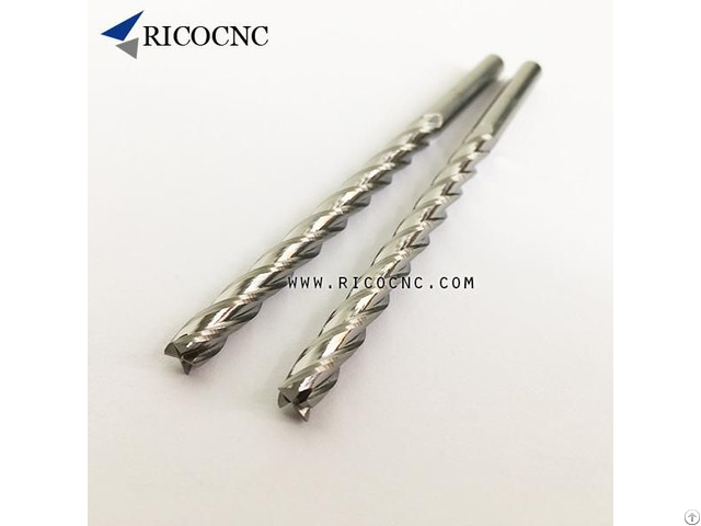 Four Flutes Upcut Spiral Solid Carbide Router Bits For Woodworking