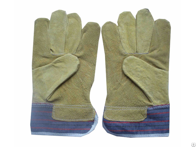 Cow Split Leather Worker Gloves