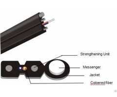 Indoor Optical Self Supporting Ftth Fiber Cable