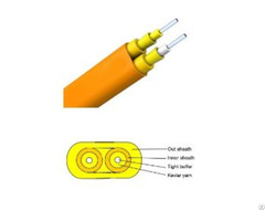 Indoor Optical Duplex Flat Fiber Cable