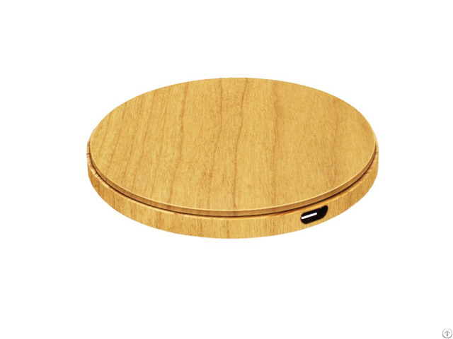 Custom Design 5w Real Wood Charger Wireless For Samsung