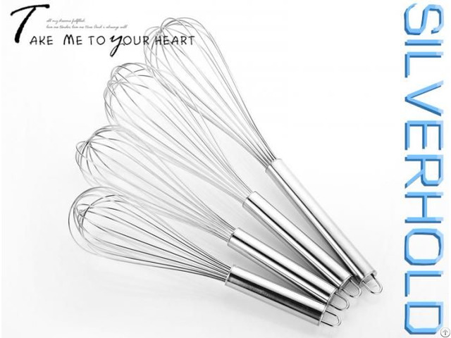 Eight Wires 201 304 Durable Stainless Steel Egg Whisks