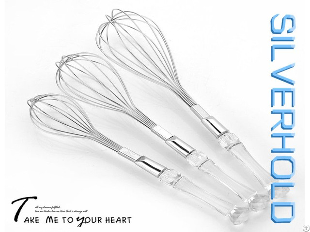Stainless Steel 8 Inch 6 Lines Egg Whisk
