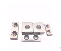 Sintered Block Nickel Coating Magnet With Hole