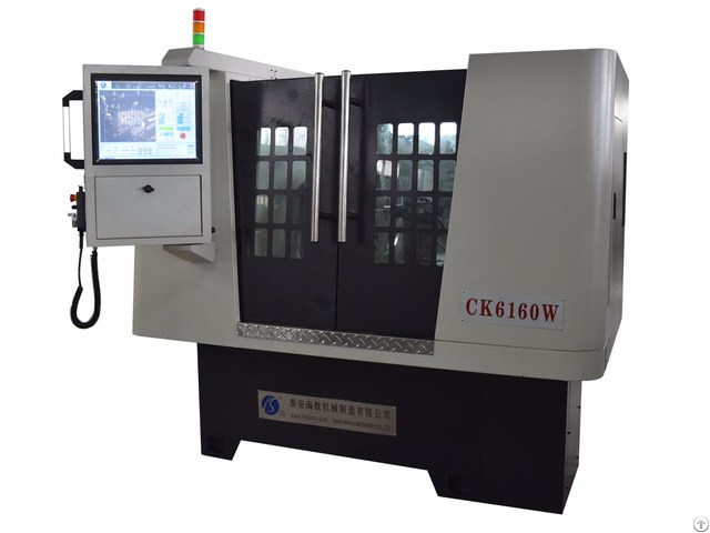 Ck6160w Cnc Wheel Lathe Cutting Machine