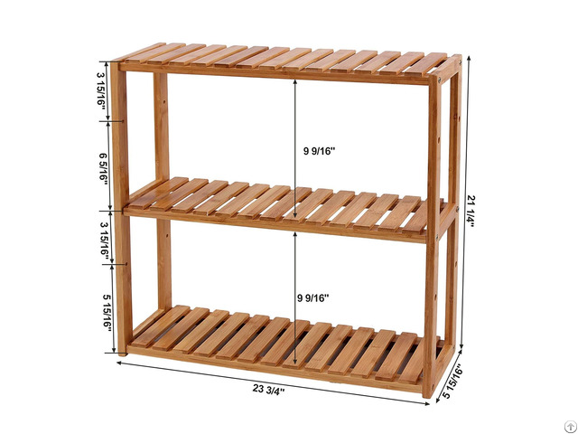 Multinational Shelf Rack Wood Adjustable Shelve