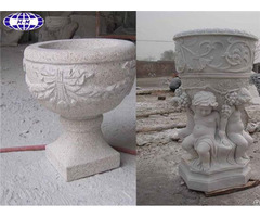 Large Stone Plant Pots