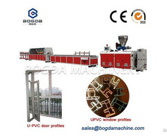 Plastic Upvc Window And Door Profile Extrusion Machine