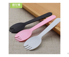 Disposable Plastic Mix Fork And Spoon