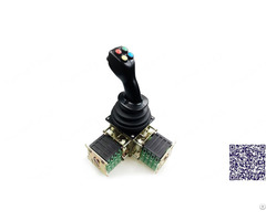 Runntech 2 Axis Cross Gate 5 Steps Joystick With 6 On Off Pushutton For Crane Control