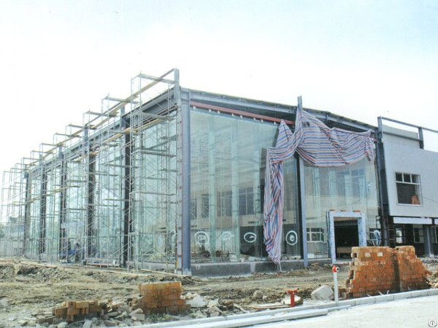 High Rise Steel Structure And Glass Curtain Wall Building For Commercial