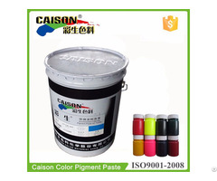 Eco Friendly High Concentrated Pigment Paste For Textiles