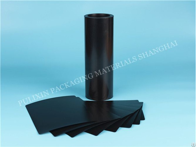 Hips And Pp Black Embedded Plastic Film With Resistance Value 10e3 10e11ohms Sheet Roll