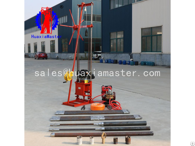 Qz 2cs Gasoline Engine Portable Core Drilling Rig