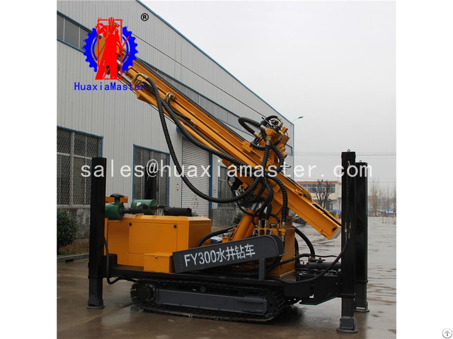 Fy300 Crawler Pneumatic Water Well Drilling Rig