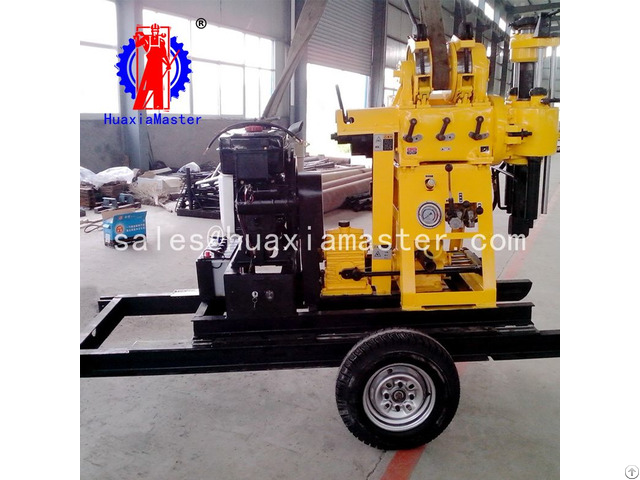 Xyx 200 Wheeled Hydraulic Core Drilling Rig