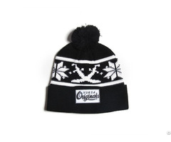 Beanie With Embroidery Logo 100 Percent Acrylic Or Wool