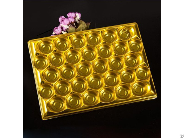 Food Grade Chocolate Pet Plastic Blister Packaging Inner Tray