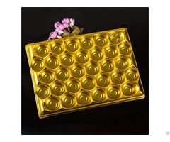 Food Grade Chocolate Pet Plastic Blister Packaging Inner Tray