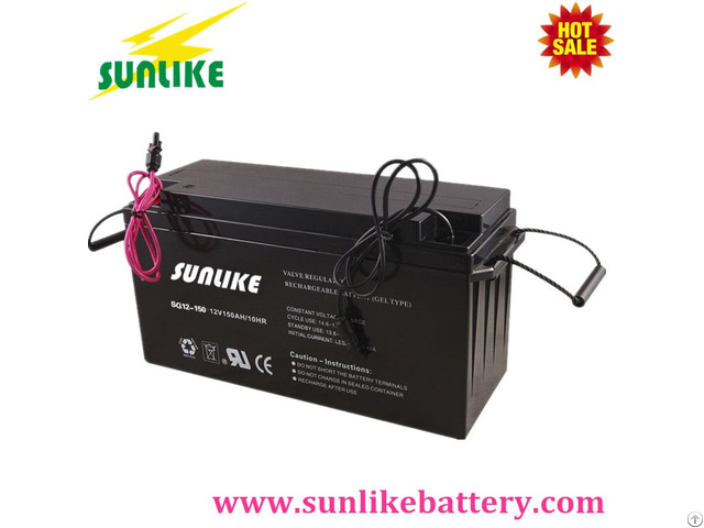Solar Gel Battery 12v150ah For Communication