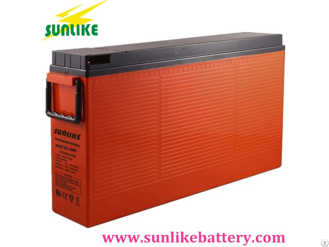 Front Access Terminal Telecom Battery 12v200ah
