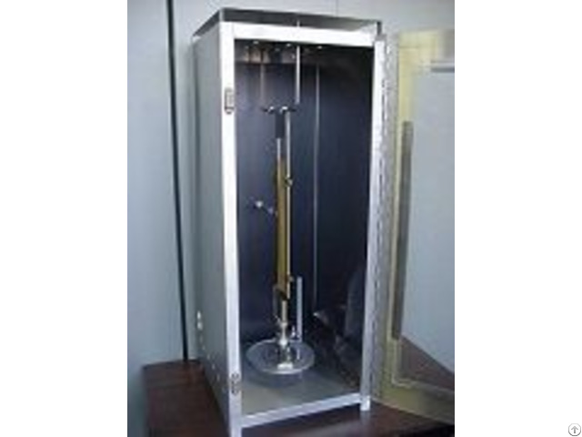 Vertical Flammability Chamber For Measuring The Flame Spread