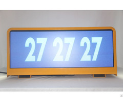 Optional Multifuctional Integrated Systemtaxi Top Display