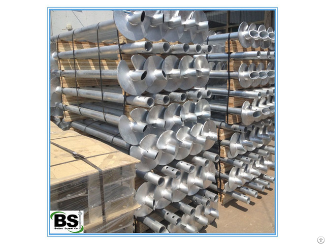 Ground Screw Piles For Foundations