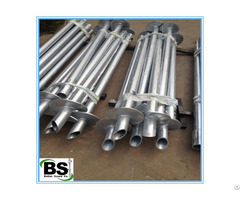 Deep Foundation Galvanized Helical Anchors