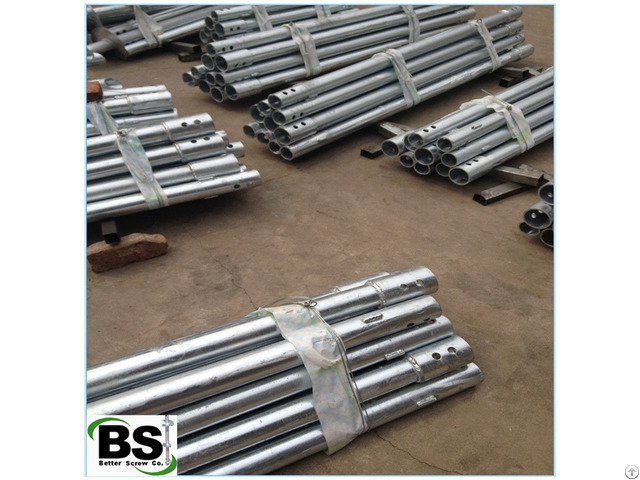 Seamless High Tensile Pipe Steel Heavy Duty Screw Pile