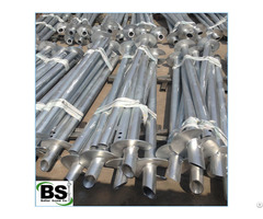 Tubular Hollow Sections Screw Piling For Retaining Or Foundation Repair