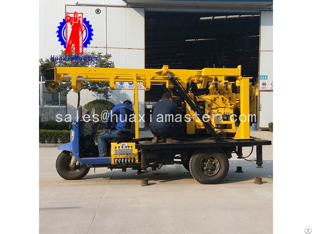 Xyc 200a Tricycle Mounted Hydraulic Core Drilling Rig Machine Supplier