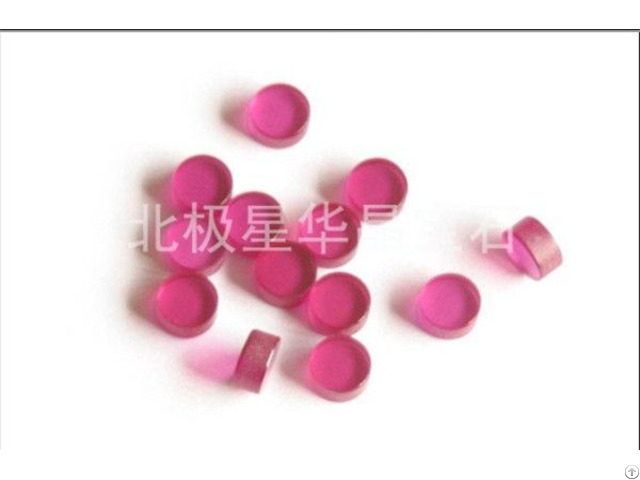 Customized Drawing Industrial Jewel Bearing Synthetic Ruby Bearings