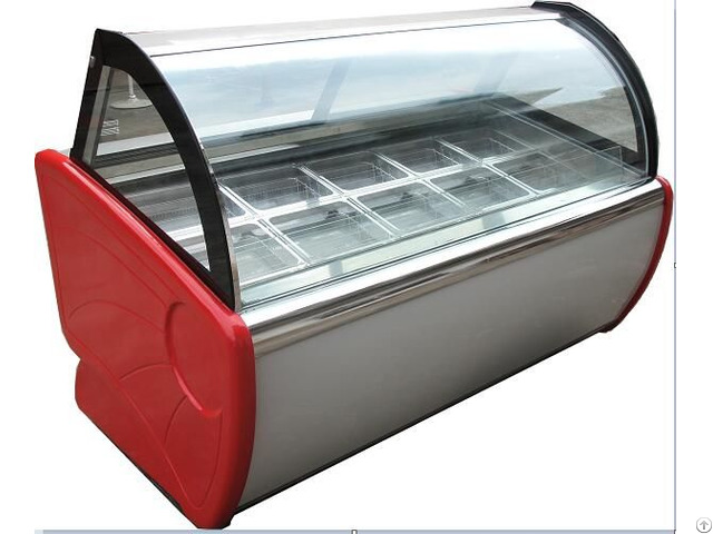 Luxuriousiced Popsicle Ice Cream Display Cabinet Cryogenic Reveal Ark