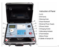 Thy 21ce Portable Used Lube Oil Test Kit