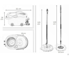 Kxy Jlt Spin Mop With Foot Pedal
