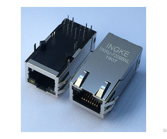 Ingke Ykku 7309bnl 100 Percent Cross 7499511611a Through Hole Gigabit Poe Rj45 Magjack Connectors