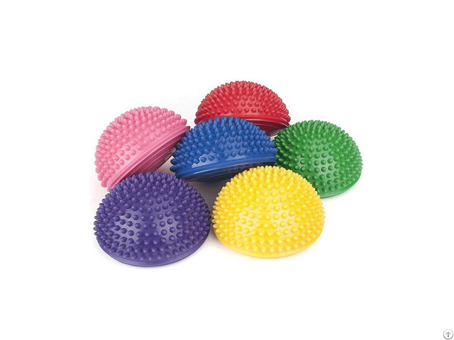 Factory Directly Availability Pvc Half Exercise Foot Massage Ball