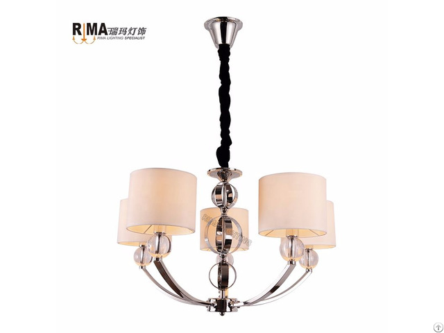 Professional Interior Decor Chrome Chandeliers