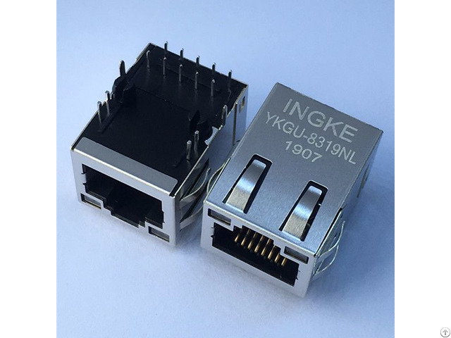 Ingke Ykgu 8319nl 100 Percent Cross 7499111447 Gigabit Through Hole Rj45 Magnetic Modular Jacks