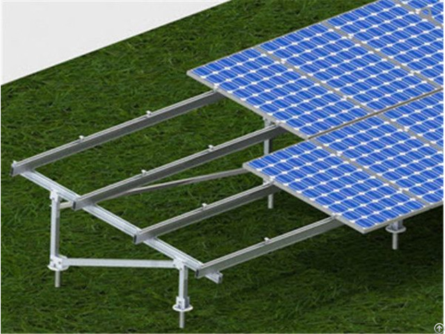 Screw Pile Foundation Solar Pv Ground Mounting System By Galvanized Q235 Steel