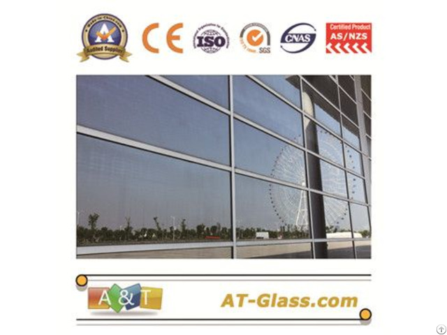 Low E Emissivity Coated Reflective Glass Radiation Protection